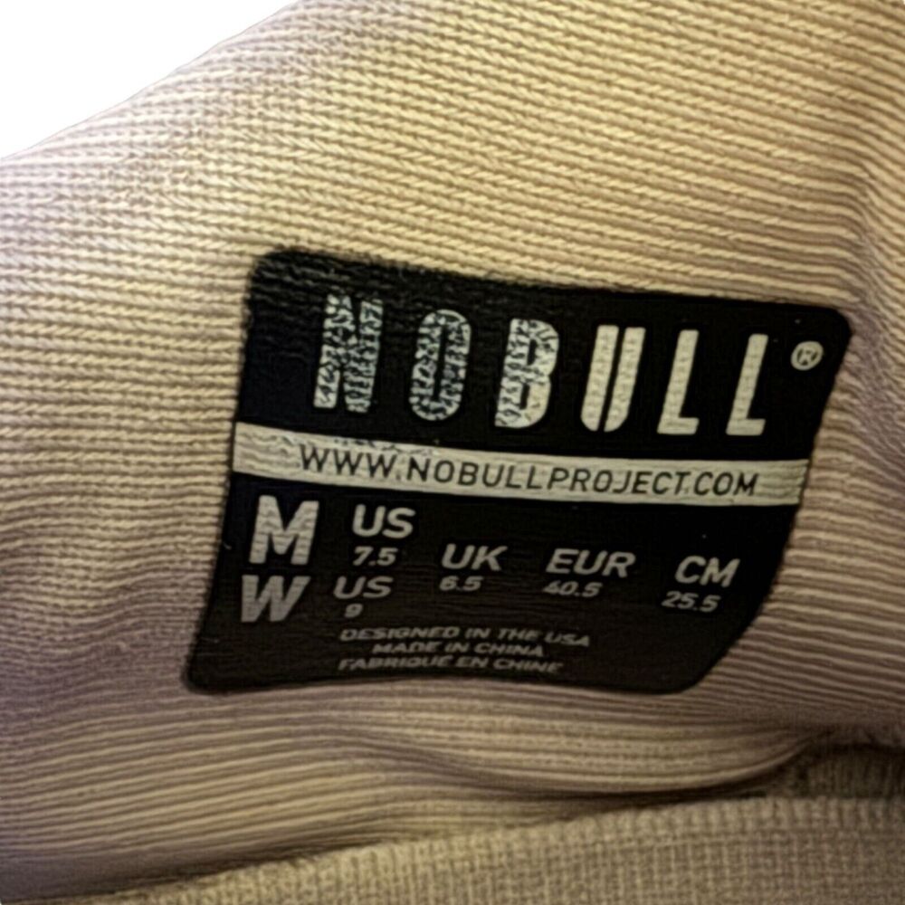 NoBull Outwork Trainers Women's Size 9 Blush Pink Superfabric Sneaker Shoe - Picture 9 of 9